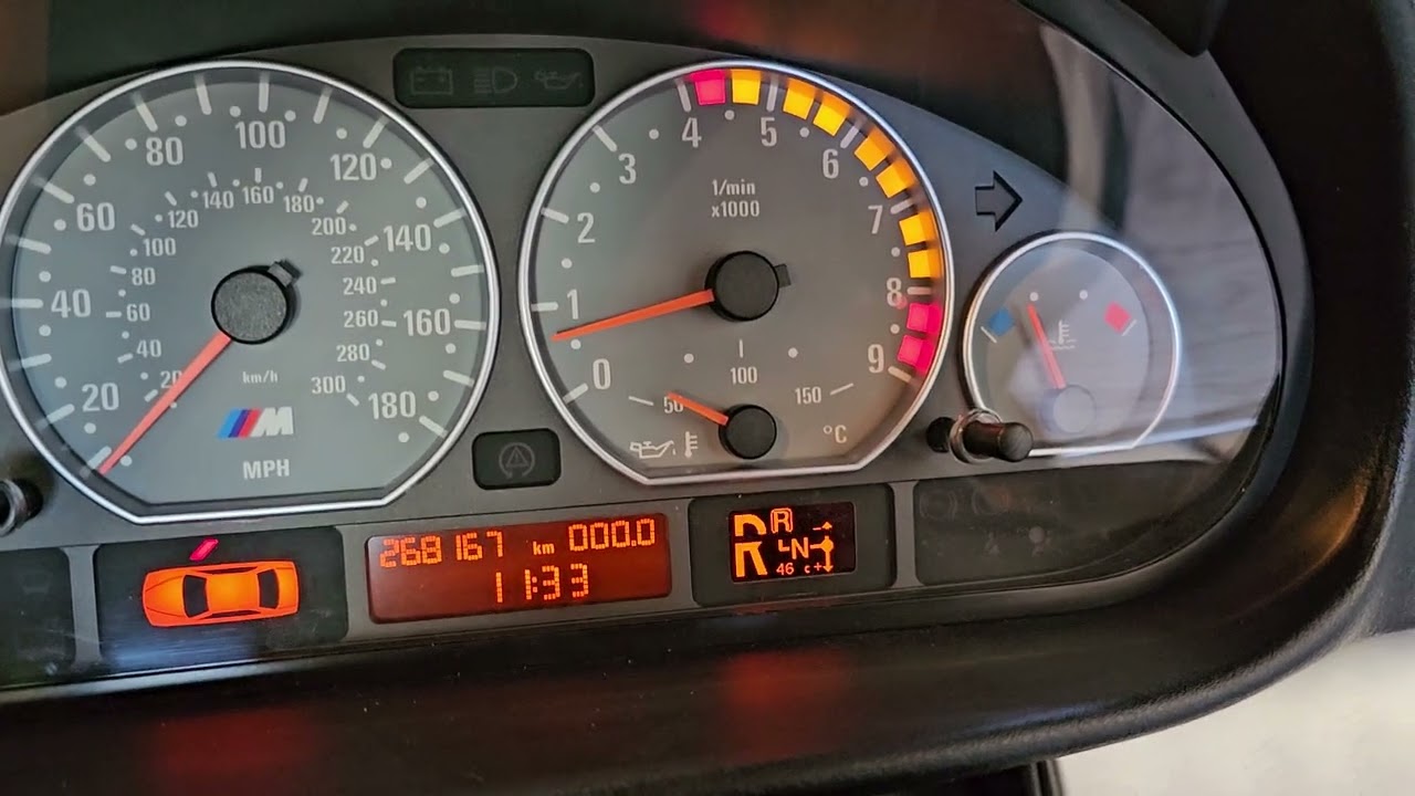 E46 M3 Cluster - OLED display updated for TCU by TurboLamik & 8HP70