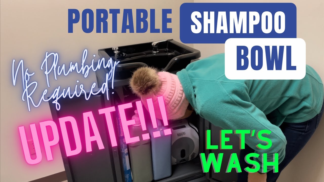 Portable Shampoo Bowl UPDATE!!! Just plug in and Get $$