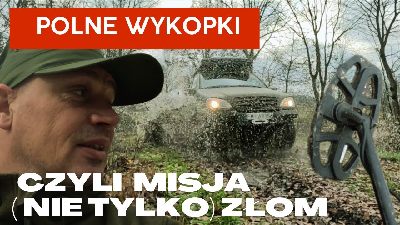 Misja nie tylko złom, czyli zimowe poszukiwania wykrywaczem matali na polu w grudniu