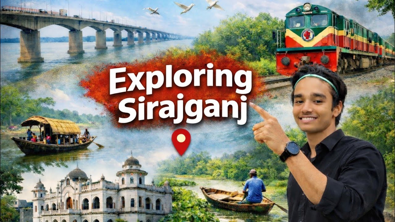একদিনের সিরাজগঞ্জ ভ্রমণ। গোলাম হোটেল। চায়না বাধ।