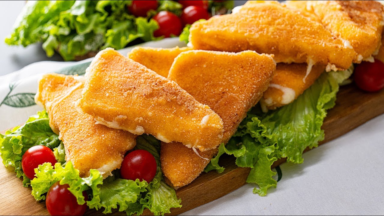 Cheese Bliss Bites: Crispy Breaded Cheese