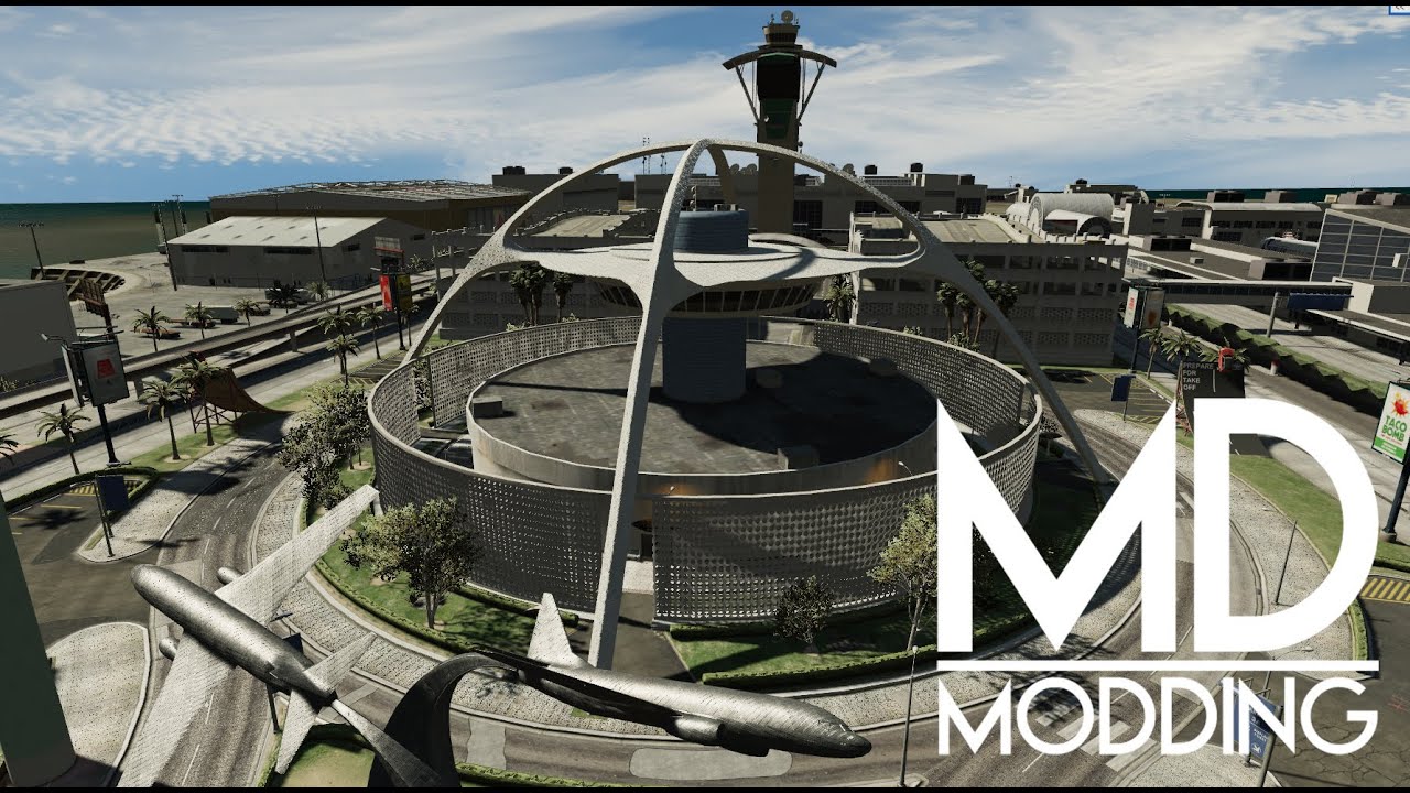 GTA V MLO Interior Airport Sightings Bar by MD Modding