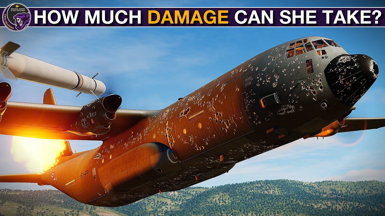 Jak WYTRZYMAŁY był samolot C-130 Hercules w walce? | DCS