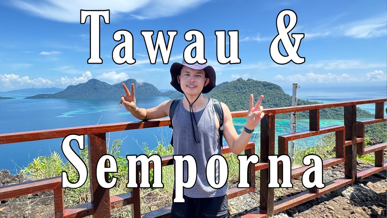 TRIP KE TAWAU & SEMPORNA - Vlog (Semporna cantik GILA!!!) 4 hari di SABAH