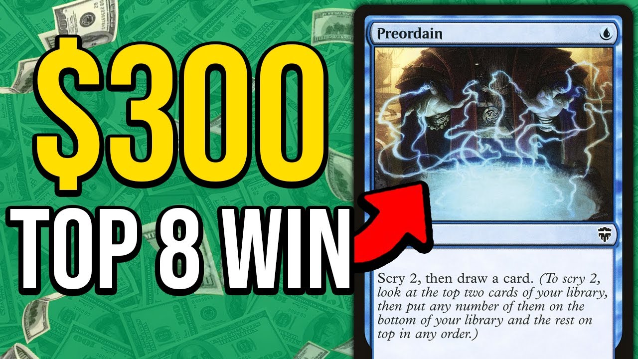 I Won $300 Playing Preordain in Modern! (Top 8 Gameplay)