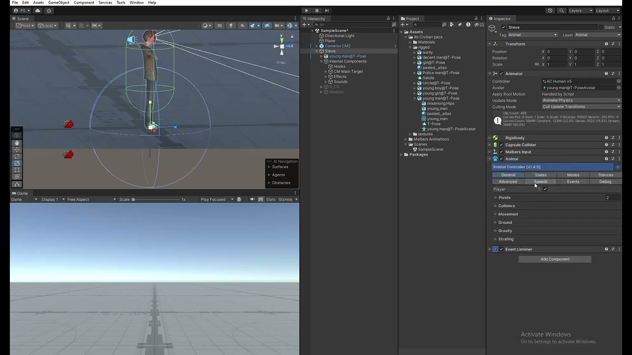 How to Set Up Your Own Character with Animal Controller in Unity – Step-by-Step Guide