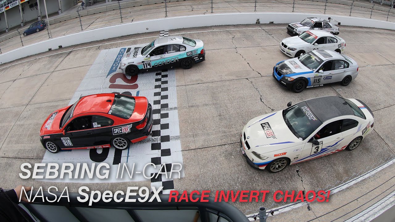 Sebring Spec E9X: Reverse Grid Start—Back 3 Run Nose-to-Tail for 4 Laps (Then It’s On)