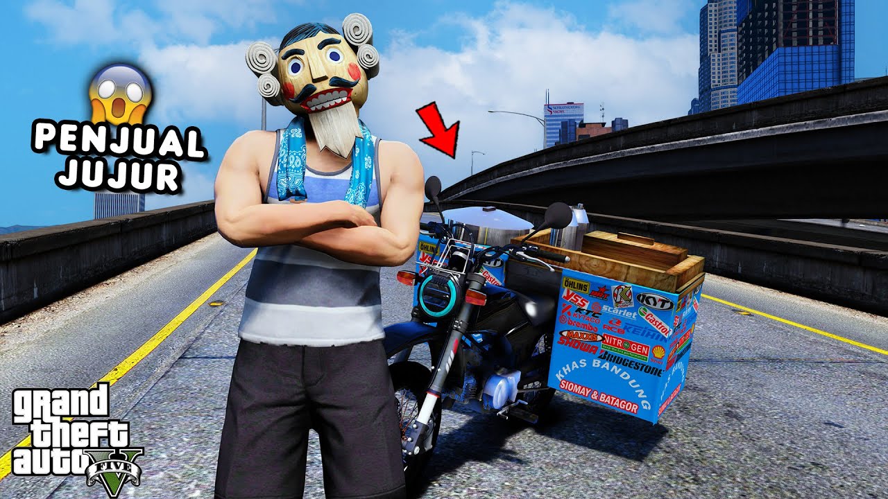 AKU MENJADI TUKANG SIOMAY BATAGOR- GTA 5 ROLEPLAY