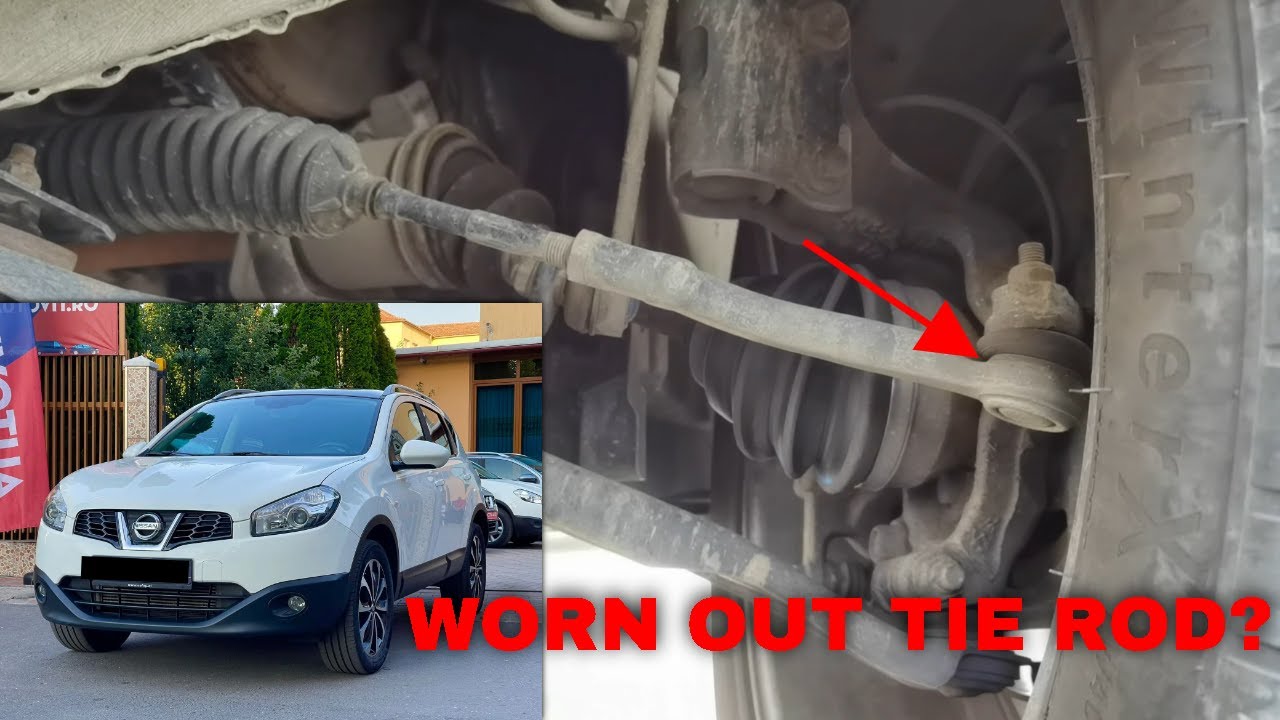 КАК ЗАМЕНИТЬ ВНУТРЕННЮЮ И ВНЕШНЮЮ РУЛЕВУЮ ТЯГУ НА NISSAN QASHQAI+ДЕМОСТРАЦИЯ