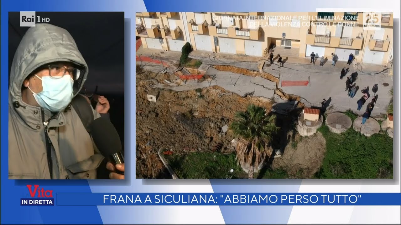 Frana a Siculiana: i cittadini: 
