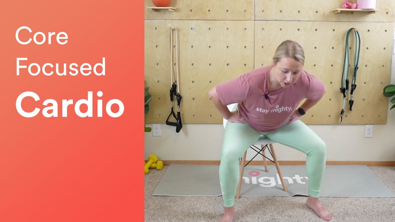 20 Min Fat Burning Chair Core Workout for Seniors