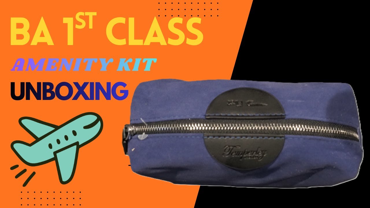 BA First Class Amenity Kit by Elemis | Full Unboxing