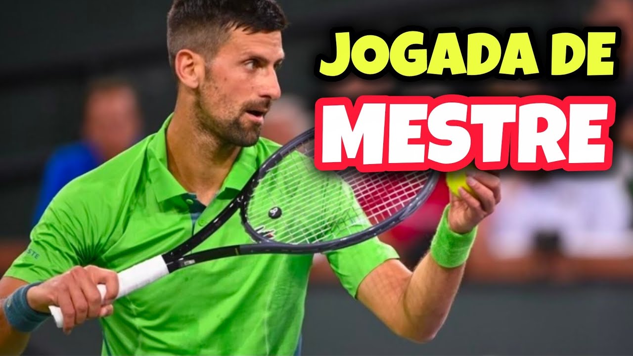 APRENDA ESSA JOGADA DE MESTRE COM NOVAK DJOKOVIC E GANHE MAIS PONTOS E PARTIDAS DE TÊNIS