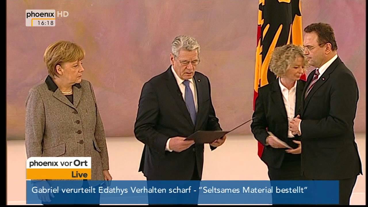 Amts&uuml;bergabe von Hans-Peter Friedrich an Christian Schmidt am 17.02.2014