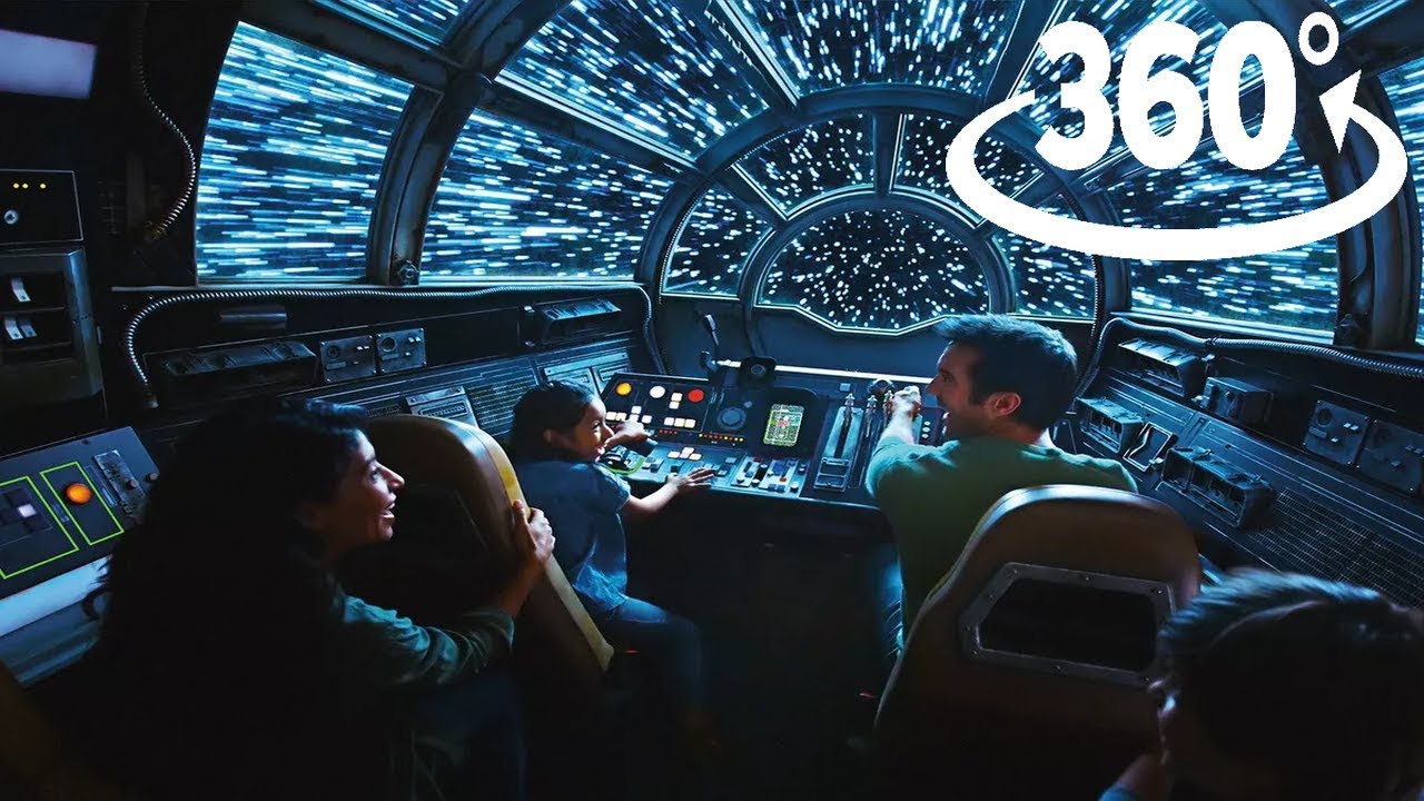 360º Ride on Millennium Falcon Smugglers Run at Disney's Hollywood Studios