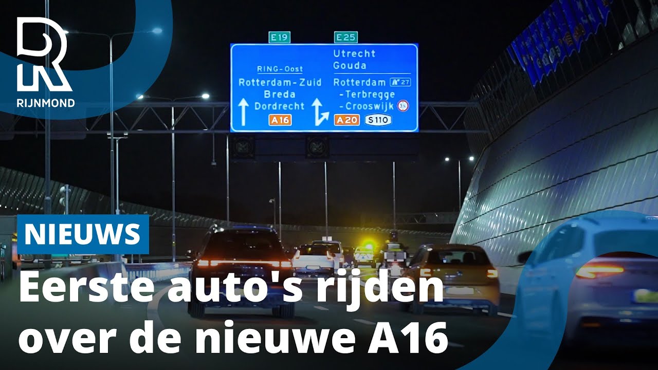 Nieuwe snelweg A16 officieel geopend voor verkeer | Rijnmond
