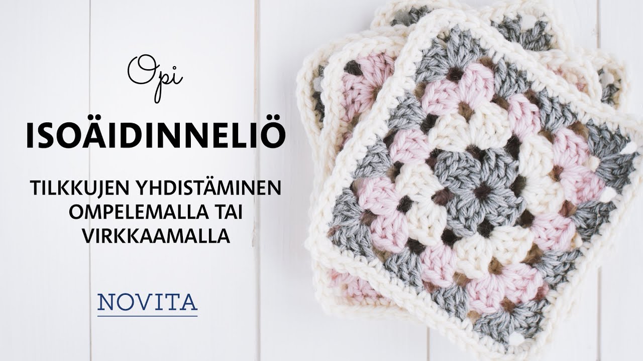 Isoäidinneliö, tilkkujen yhdistäminen - helppo ohje