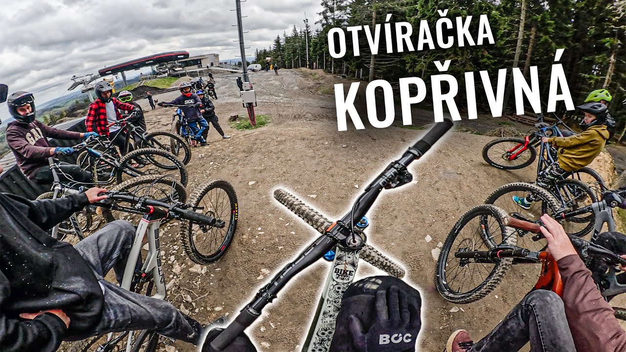 ZAJEL JSEM NA OTVÍRAČKU BIKEPARKU KOPŘIVNÁ!
