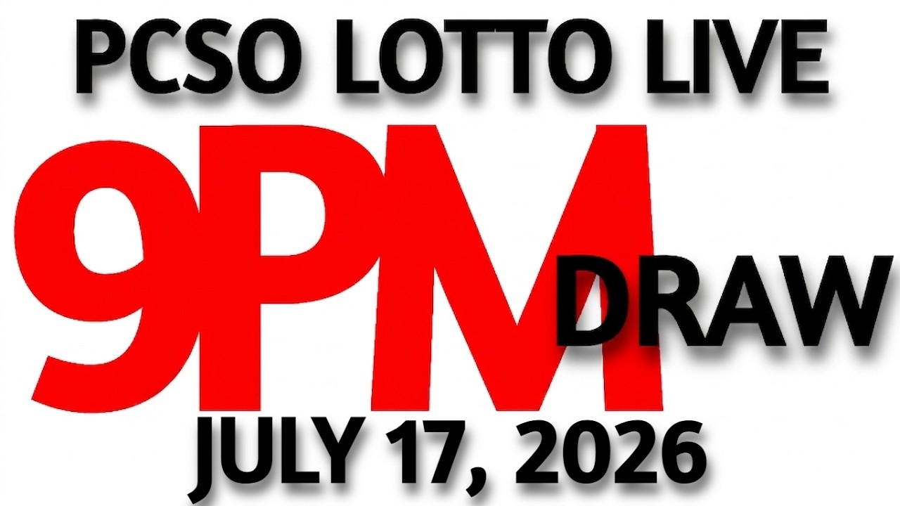 Lotto Result Today 9pm Draw July 17, 2026 Swertres Ez2 PCSO LIVE