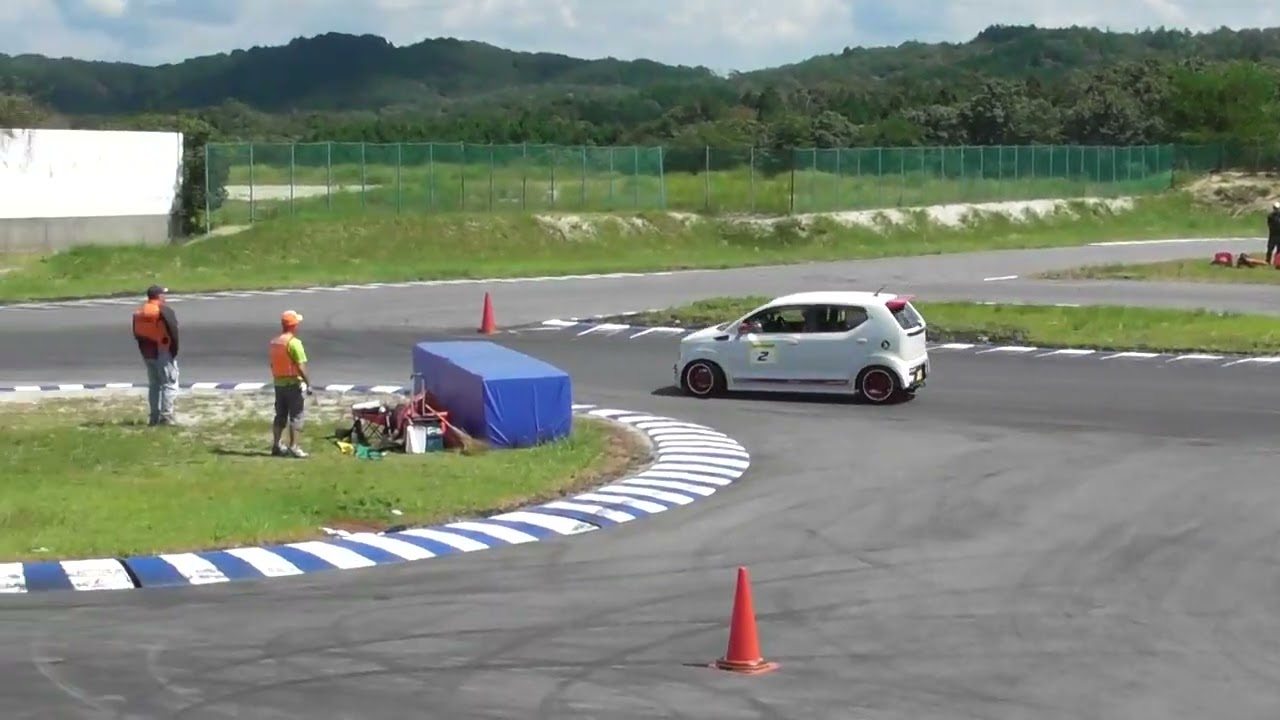JMRC近畿チャンピオンシリーズジムカーナ2023第3戦 20230903（名阪C）№2 SUZUKI ALTO TURBO RS SECOND ATTACK(out car)