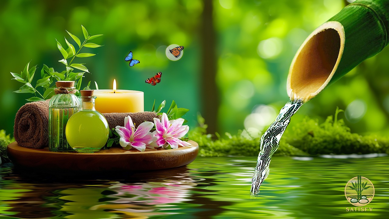 Relaxing Piano Music 🌿 Water Sounds, Deep Healing to Release Stress, Worry & Emotional Fatigue