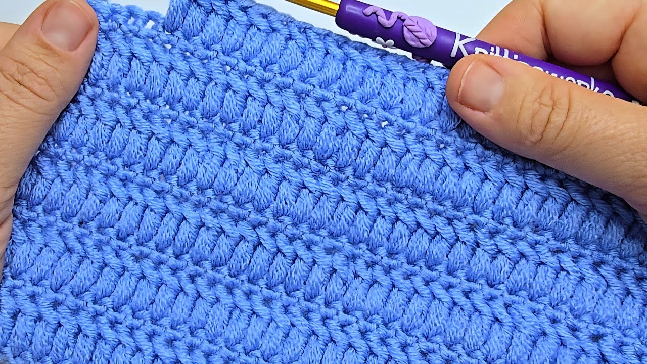 SUPER EASY & UNUSUAL Crochet Pattern for Beginners!🧶💙Blanket & BagCrochet Stitch for Baby