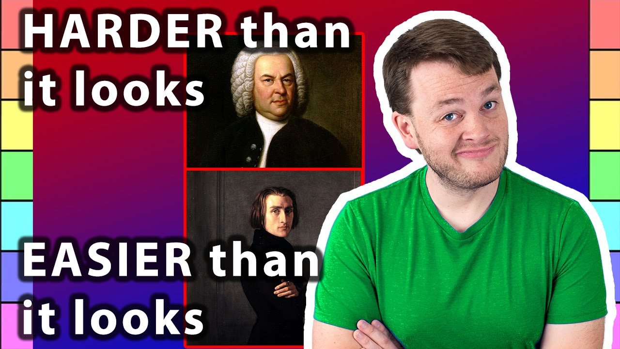 Are these composers HARDER or EASIER to play than they sound?