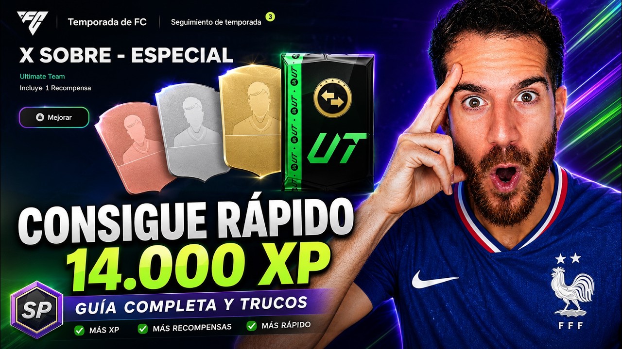 &iexcl;CORRE! TRUCO para llegar al NIVEL 14 del PASE PREMIUM en FC 26 | Como conseguir SP FACIL