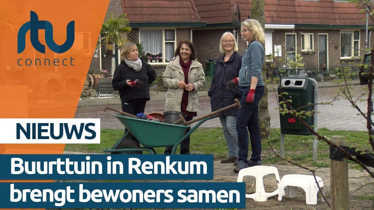 Buurttuin in Renkum brengt bewoners samen