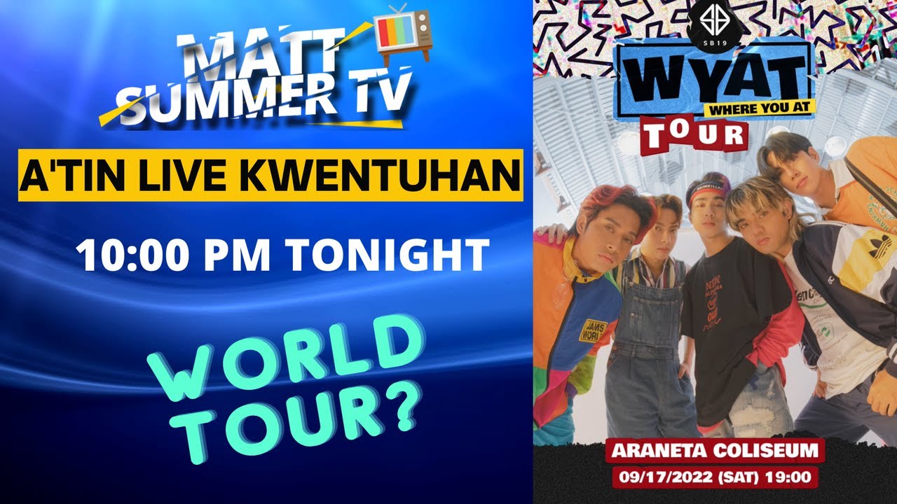 SB19 ‘WHERE YOU AT’ TOUR? | A’Tin Live Kwentuhan