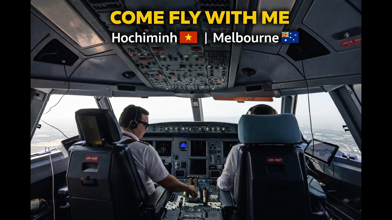 COME FLY WITH ME | A330 HO CHI MINH - MELBOURNE #A330 #aviation #ưingsoftheromas