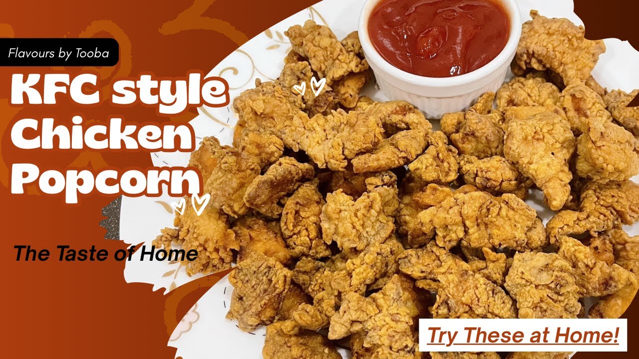 KFC Style Popcorn Chicken in 10 Minutes | Crispy Chicken Popcorn Recipe | Easy Lunch Box Recipe