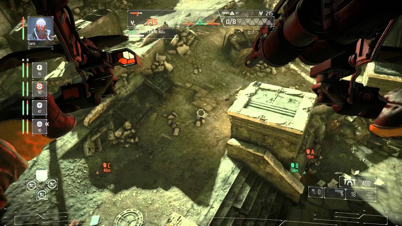 Killzone: Shadow Fall - Intercept Expansion: Highway Map: (Tactician) Place Turrets Around Uplinks