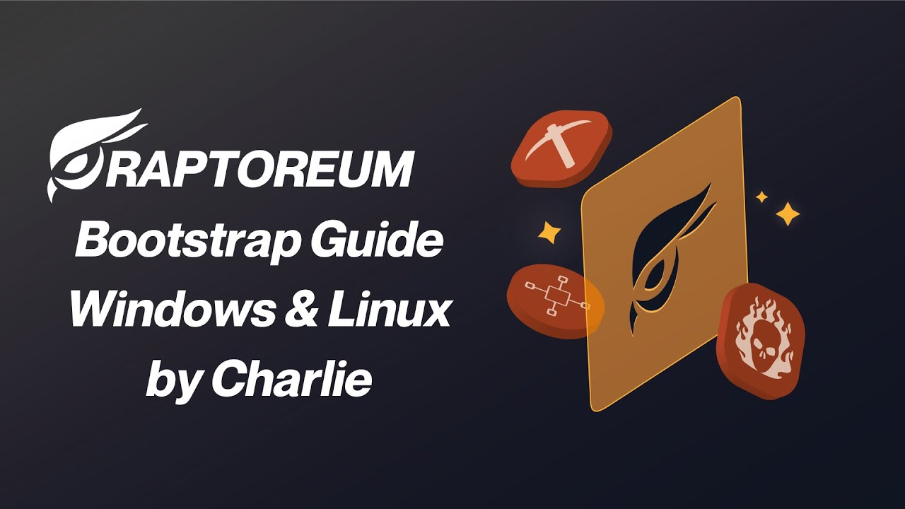 Przewodnik Bootstrap po portfelu Raptoreum dla system&oacute;w Windows i Linux autorstwa Charliego z RTM...