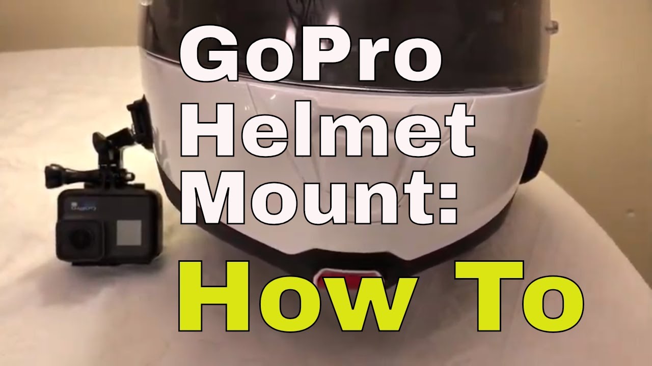 Как прикрепить камеру GoPro к мотоциклетному шлему — простой способ!
