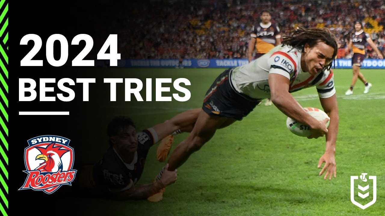 NRL Highlights | NRL 2024 | The Best Roosters Tries