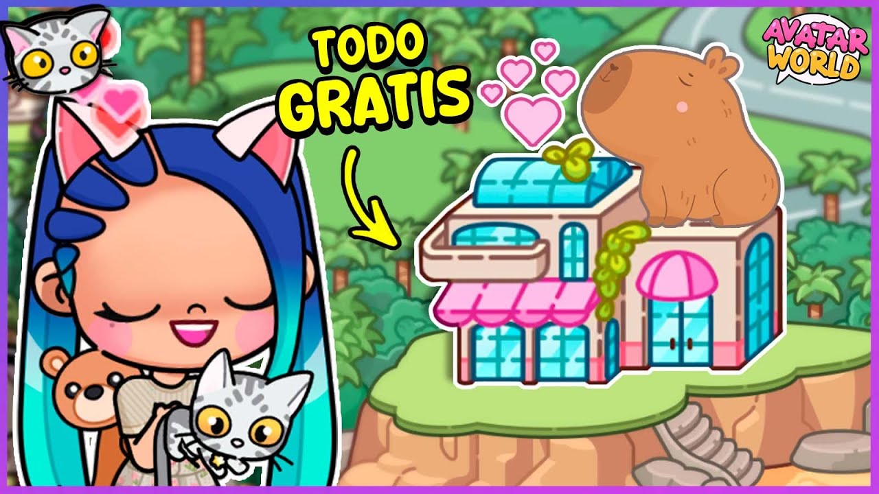 🏡✨ ¡GRATIS! Nuevo APARTAMENTO CAPIBARA en Avatar World 🐾☕ - Ideas de decoración PARTE 1
