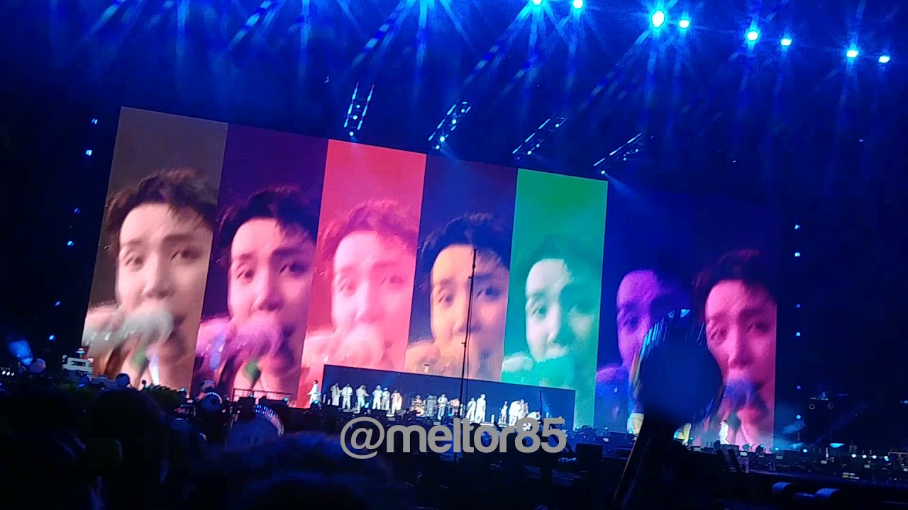 BTS Boy with Luv PTD on stage LA concert day 4 FANCAM 211202
