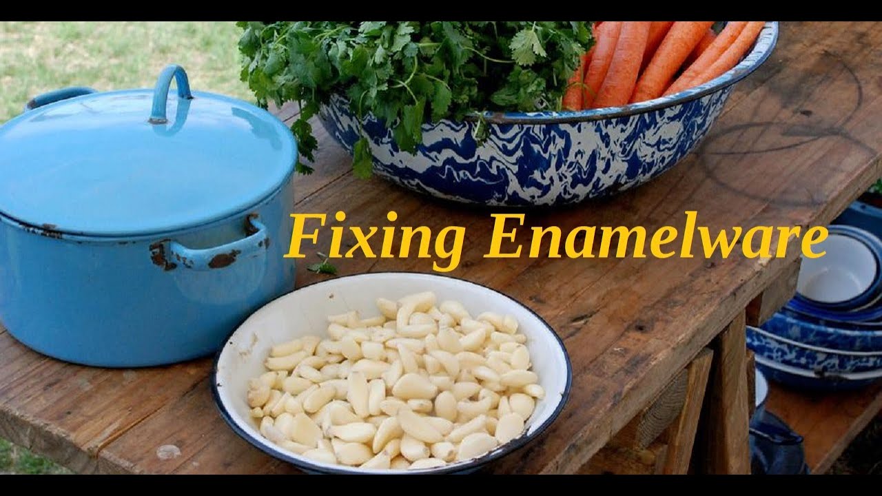 Fix Chipped Enamelware - Savor the Southwest