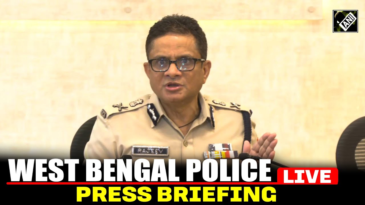 LIVE : West Bengal DGP Rajeev Kumar  on Law & Order in West Bengal | Kolkata |  WB Violence  Waqf