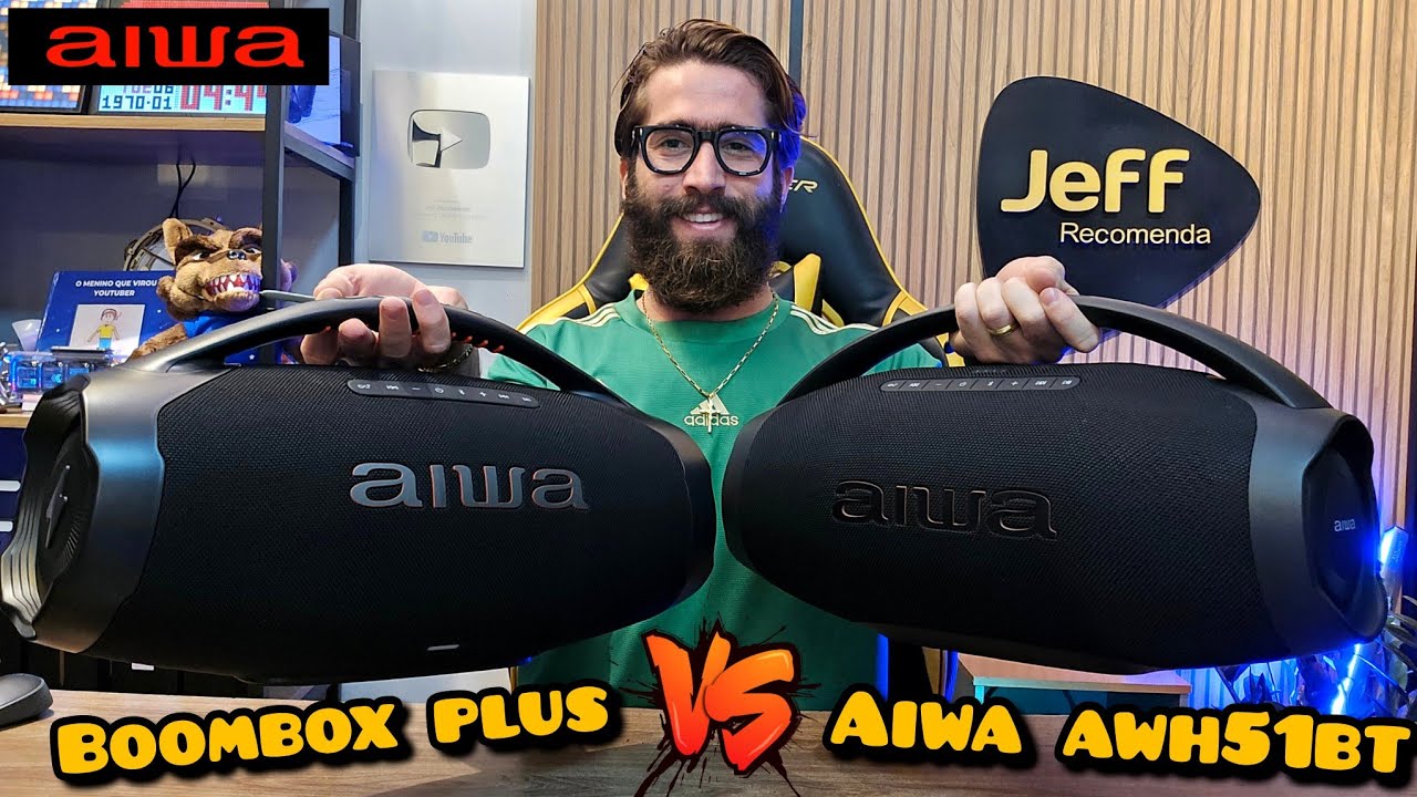 AIWA PARTY POWER AWH51BT 130W Vs AIWA BOOMBOX PLUS 200W: Qual é a melhor caixa de som? (Comparativo)