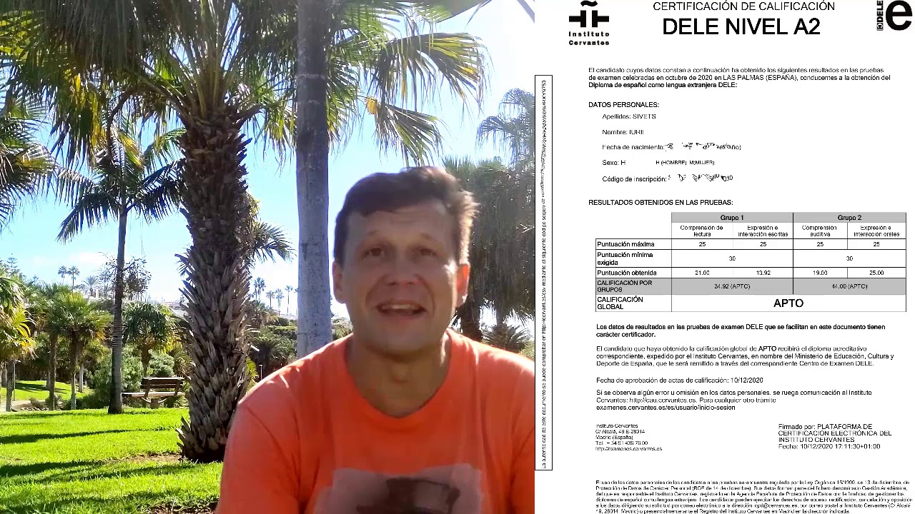 Экзамен Dele A2