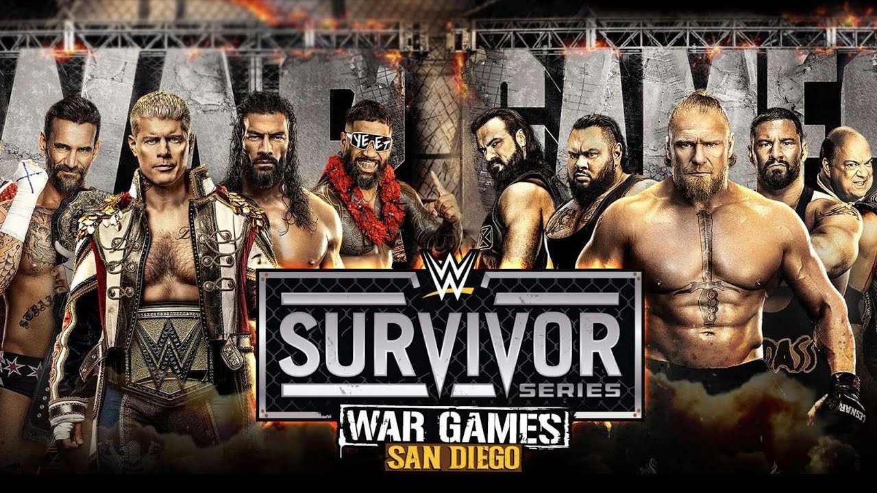 WAR GAMES: Team Roman Reigns vs Team Brock Lesnar | Survivor Series 2025 | WWE 2K24 Gameplay