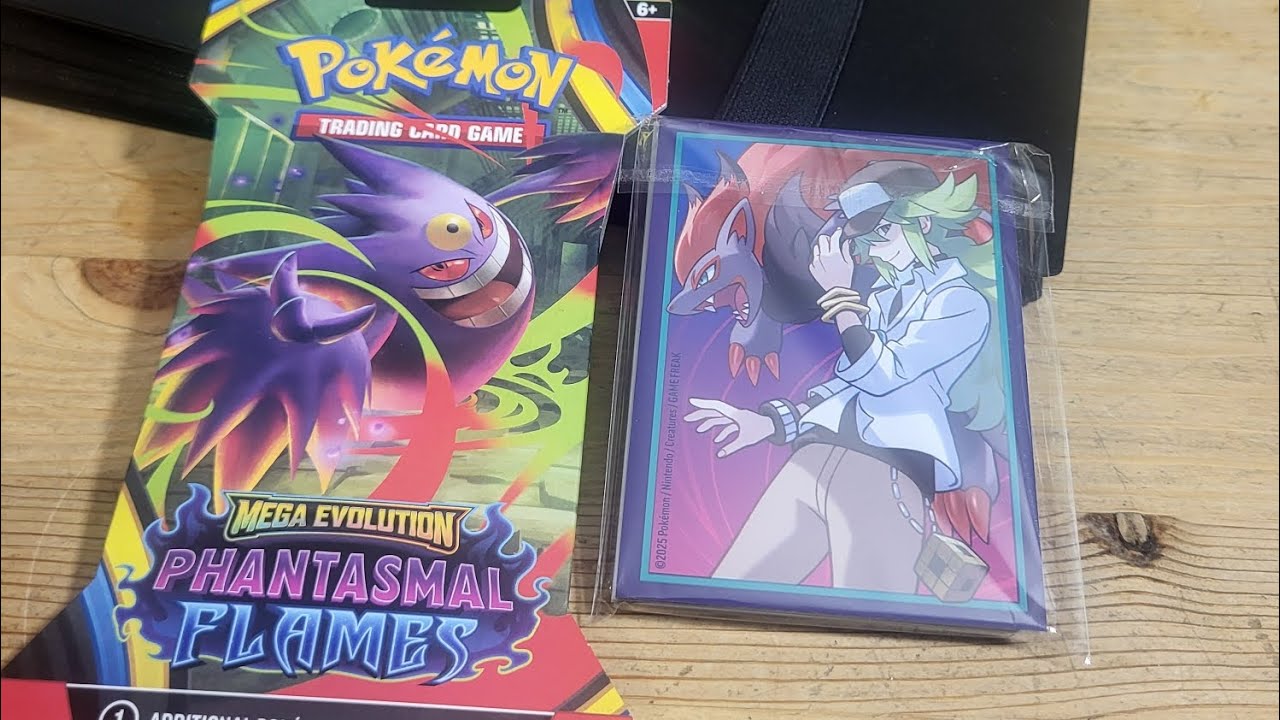Pokemon journey together mystery pack i think and phantasmal flames pack opening 