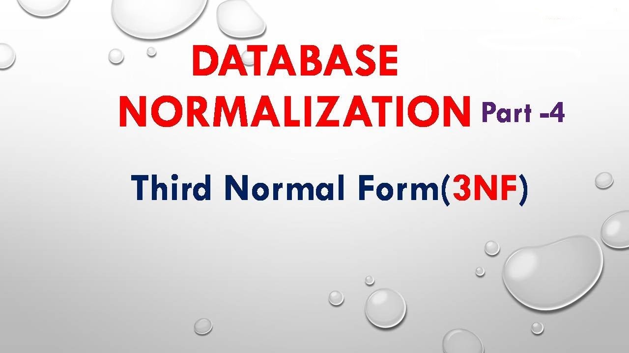Third Normal Form in DBMS|3NF with example|Normalization Part4| Malayalam
