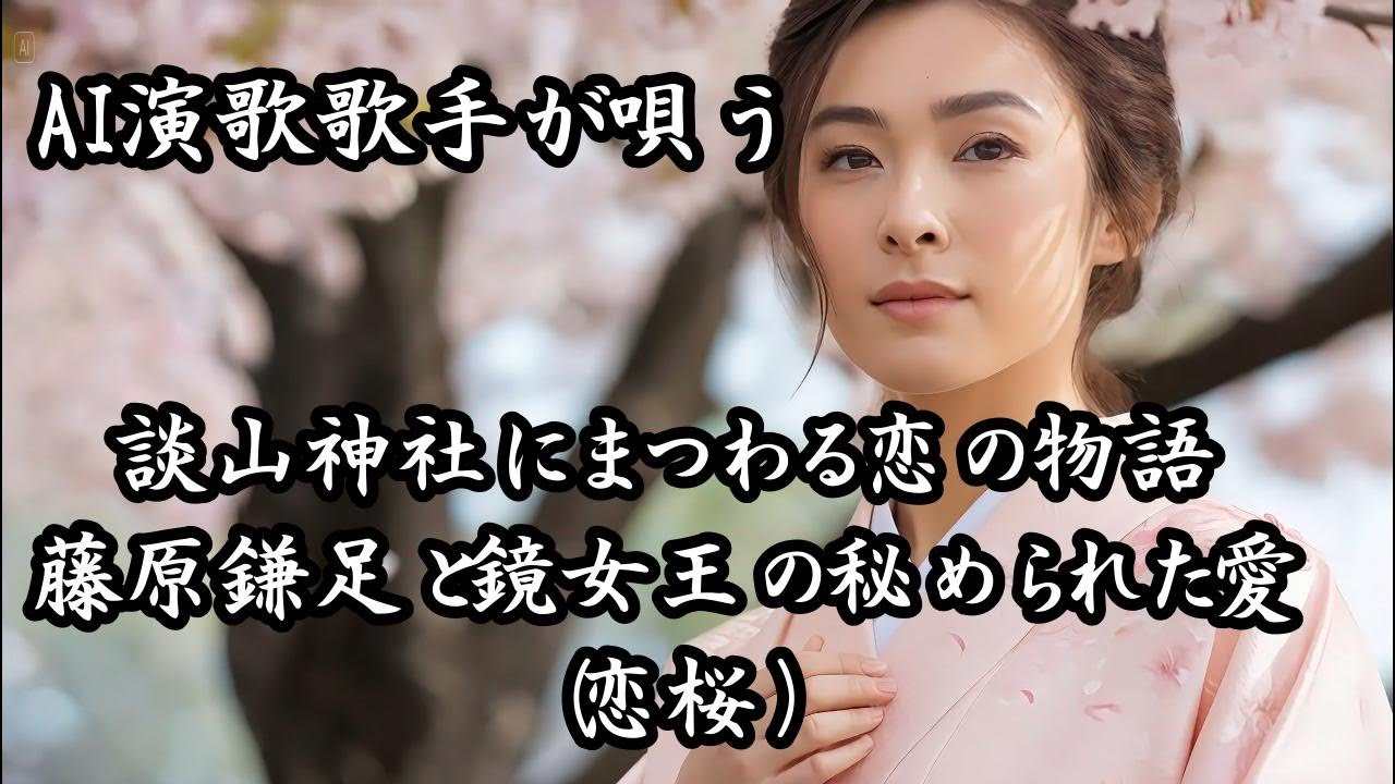AI演歌歌手が唄う　談山神社にまつわる恋の物語　｜　藤原鎌足と鏡女王の秘められた愛（恋桜）