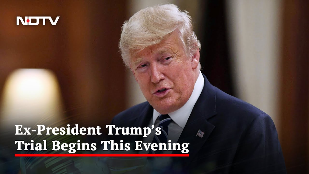 Trump Set For Historic Court Appearance, Tight Security In New York