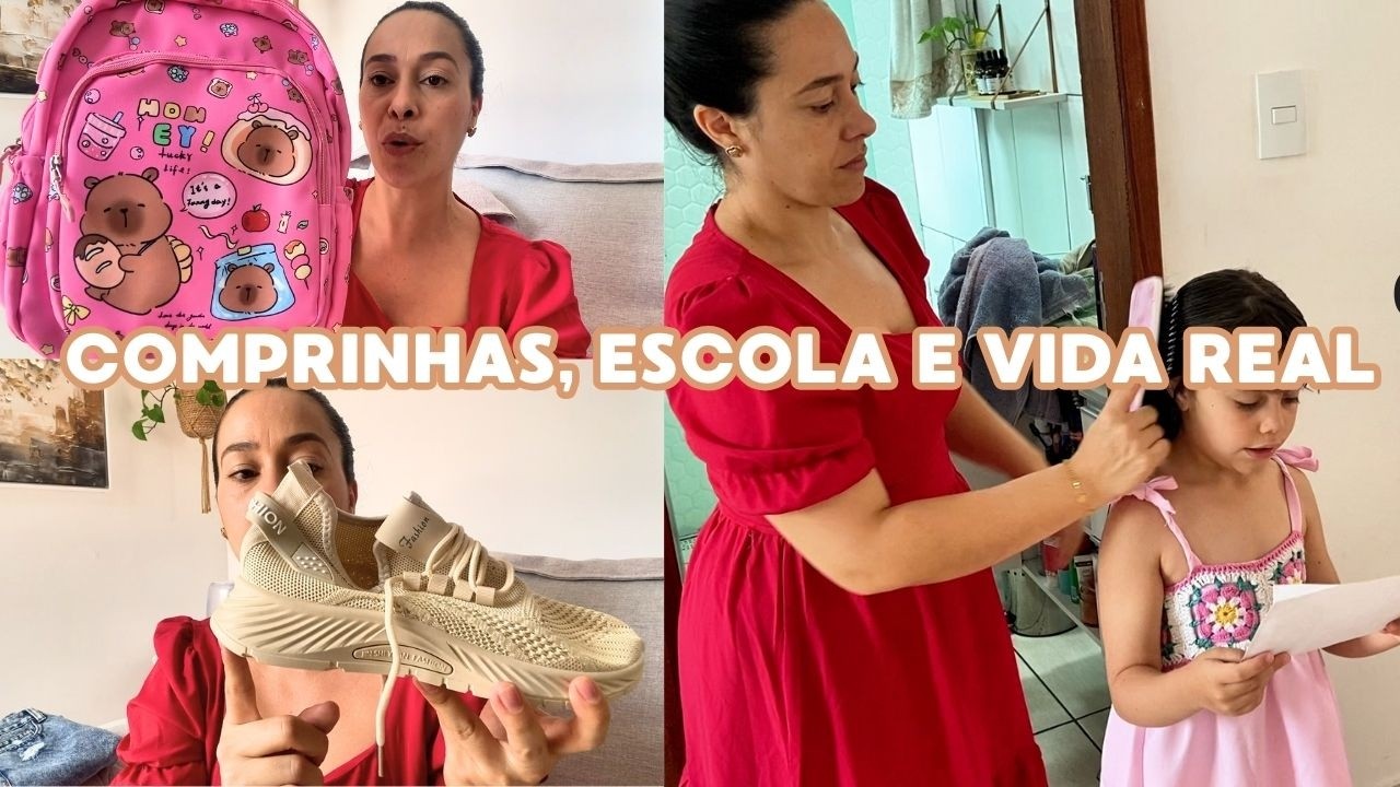 ROTINA REAL: Comprinhas SHEIN, volta às aulas das meninas e café da tarde | Vlog