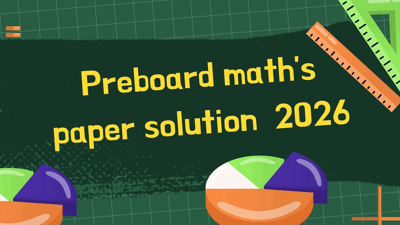 Class 10 Preboard math's paper 2026solution | upboard class 10#upboard #exam