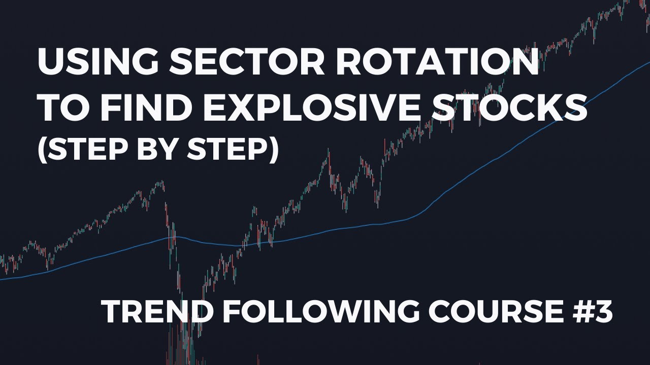 Using Sector Rotation To Find Explosive Stocks | Trend Following Course